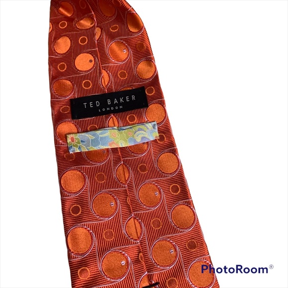 Ted Baker London Men's 100% Silk Tie - Picture 3 of 6